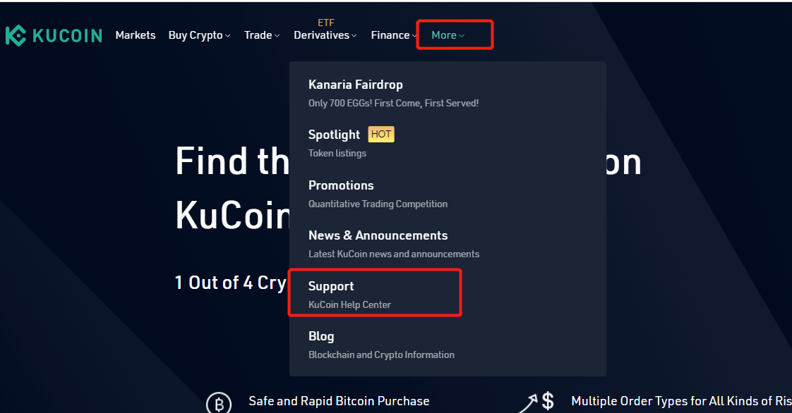 如何联系 KuCoin 支持