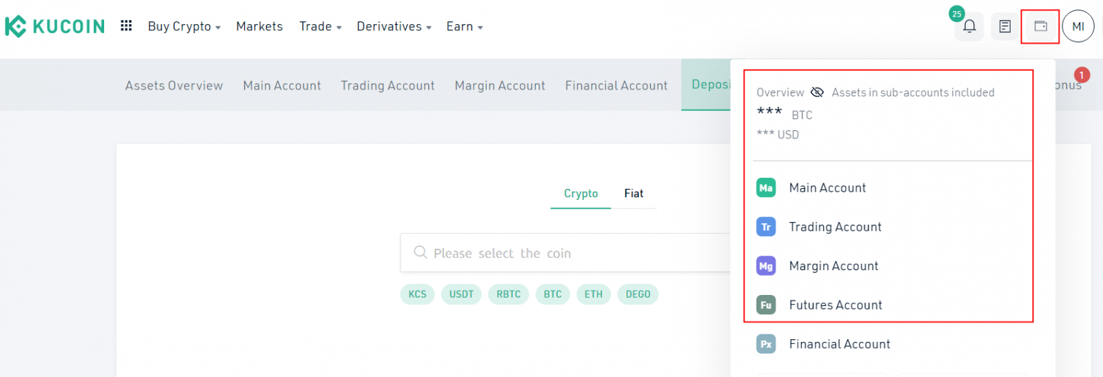 How to Login and Deposit in KuCoin