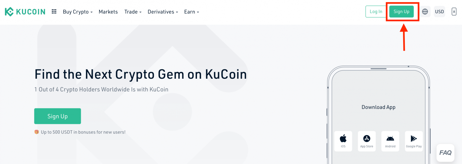 如何在 KuCoin 中注册和验证账户