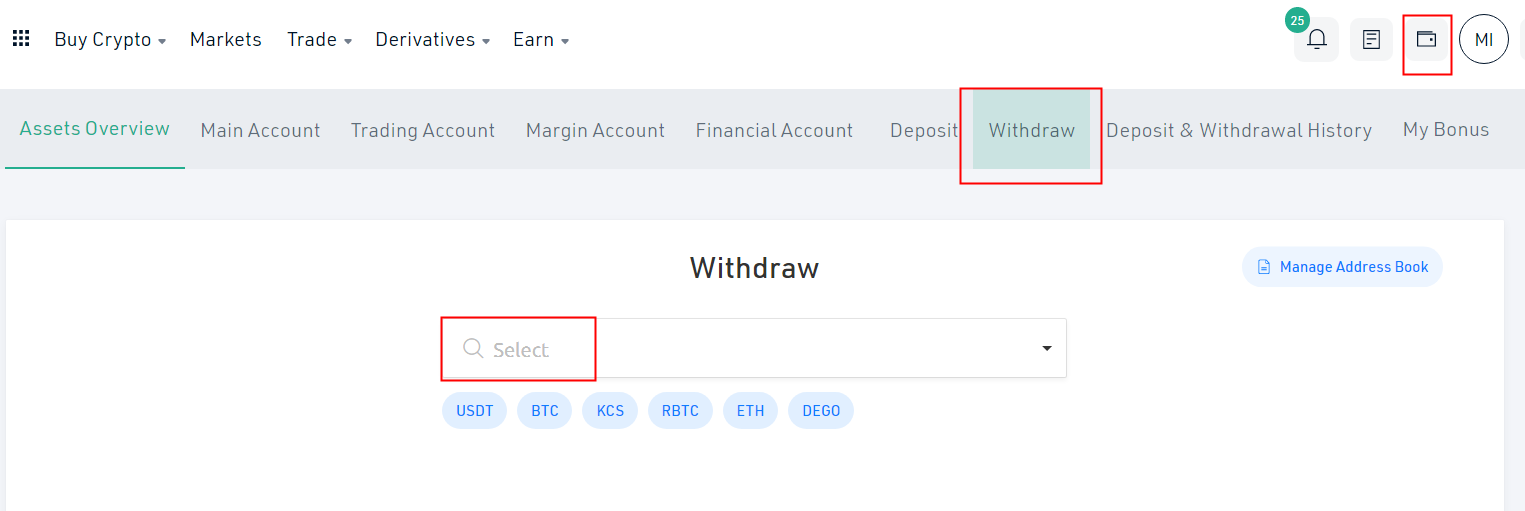 How to Withdraw from KuCoin